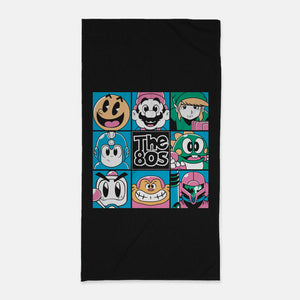 The 80s Games-None-Beach-Towel-Planet of Tees