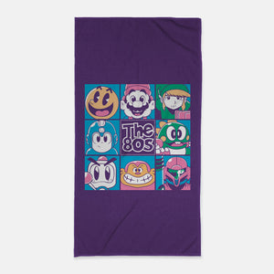 The 80s Games-None-Beach-Towel-Planet of Tees