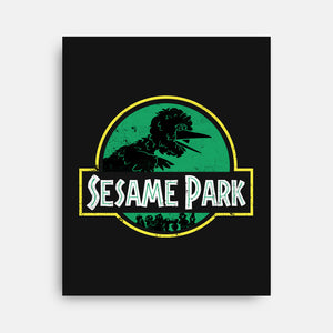 Sesame Park-None-Stretched-Canvas-sebasebi