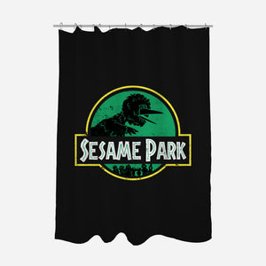 Sesame Park-None-Polyester-Shower Curtain-sebasebi