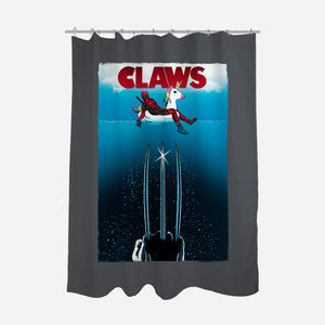 CLAWS-None-Polyester-Shower Curtain-Fran