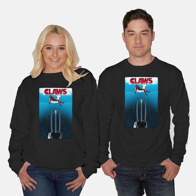 CLAWS-Unisex-Crew Neck-Sweatshirt-Fran