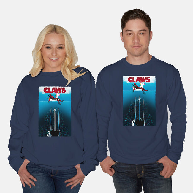 CLAWS-Unisex-Crew Neck-Sweatshirt-Fran