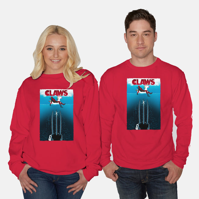 CLAWS-Unisex-Crew Neck-Sweatshirt-Fran