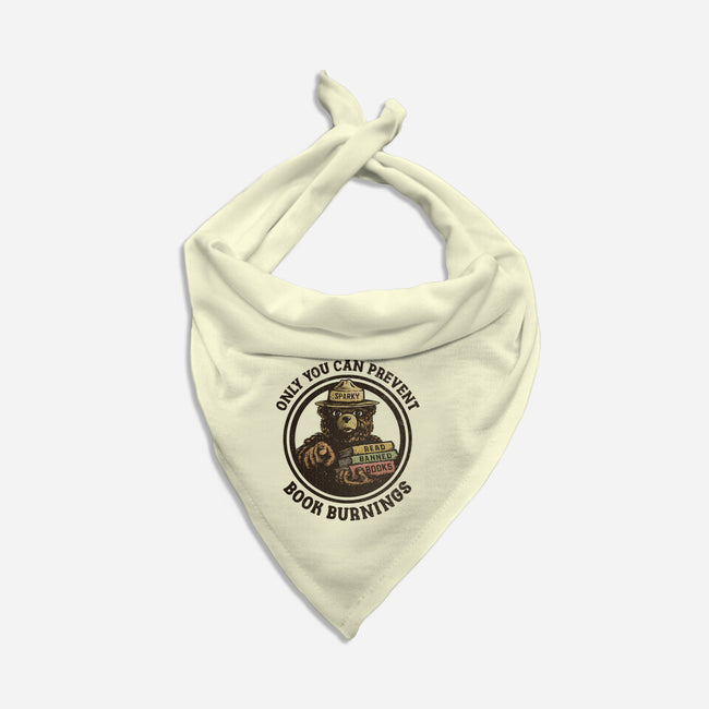 Only You Can Prevent Book Burnings-Dog-Bandana-Pet Collar-kg07