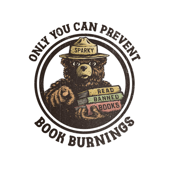 Only You Can Prevent Book Burnings-None-Removable Cover w Insert-Throw Pillow-kg07