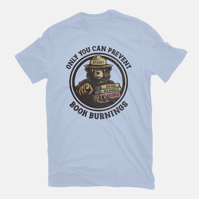 Only You Can Prevent Book Burnings-Womens-Basic-Tee-kg07