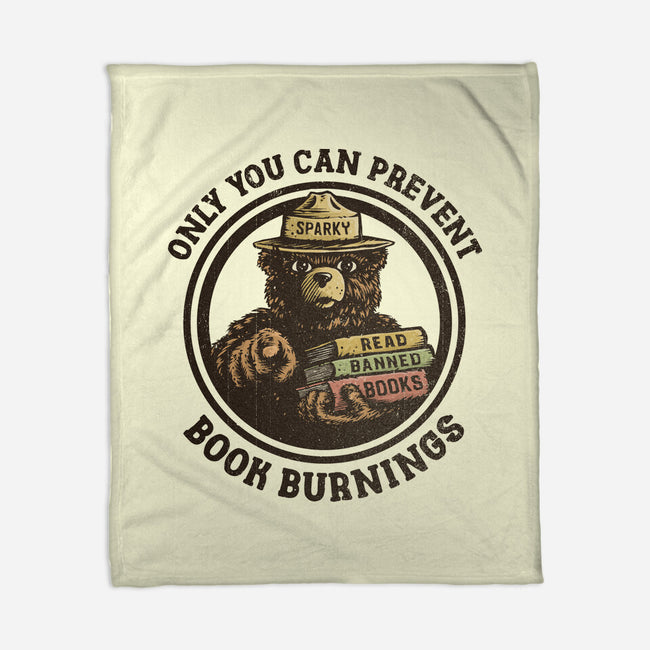Only You Can Prevent Book Burnings-None-Fleece-Blanket-kg07