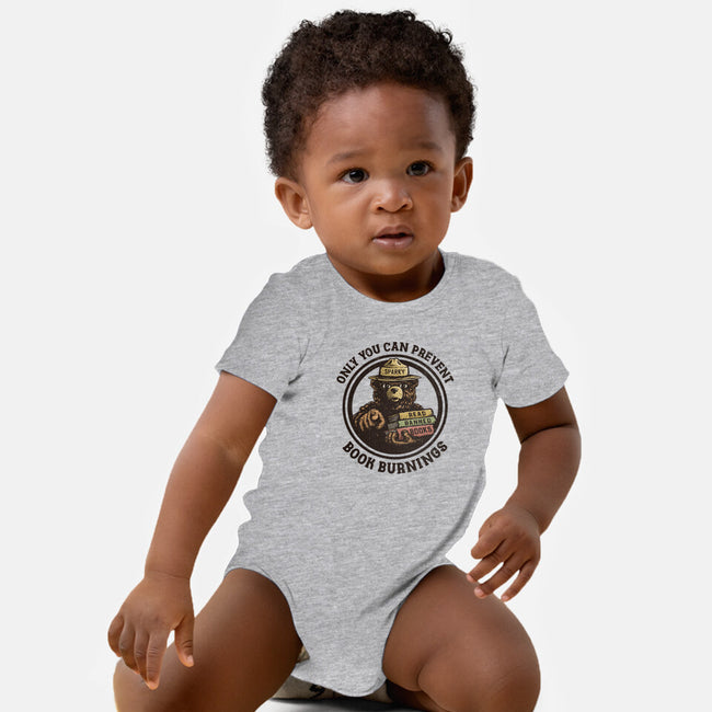 Only You Can Prevent Book Burnings-Baby-Basic-Onesie-kg07