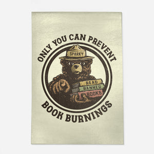 Only You Can Prevent Book Burnings-None-Outdoor-Rug-kg07