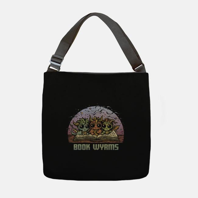 Book Wyrms-None-Adjustable Tote-Bag-kg07