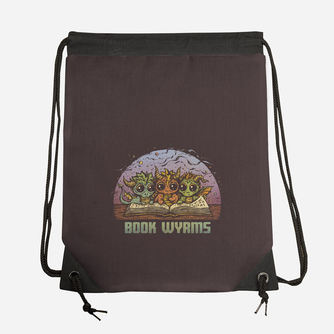 Book Wyrms-None-Drawstring-Bag-kg07