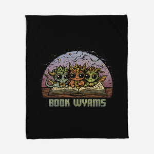 Book Wyrms-None-Fleece-Blanket-kg07