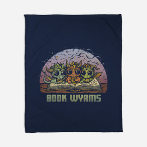 Book Wyrms-None-Fleece-Blanket-kg07