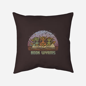 Book Wyrms-None-Non-Removable Cover w Insert-Throw Pillow-kg07