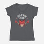 Hazbin Club-Womens-V-Neck-Tee-paulagarcia