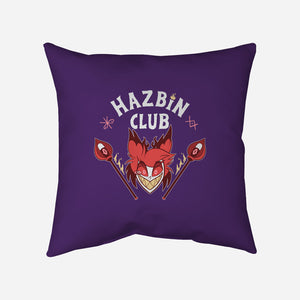 Hazbin Club-None-Non-Removable Cover w Insert-Throw Pillow-paulagarcia