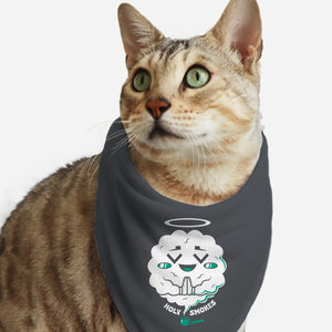 Holy Smokes-Cat-Bandana-Pet Collar-krisren28