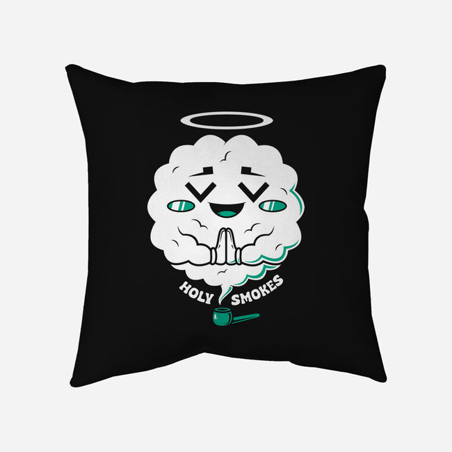 Holy Smokes-None-Non-Removable Cover w Insert-Throw Pillow-krisren28