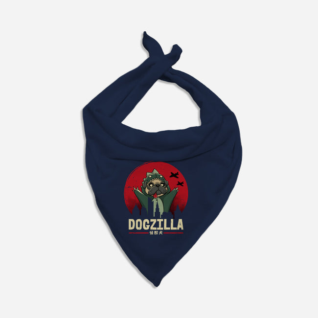 Dogzilla-Cat-Bandana-Pet Collar-retrodivision