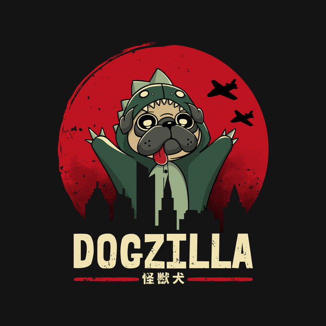 Dogzilla-None-Basic Tote-Bag-retrodivision