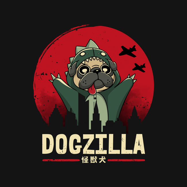 Dogzilla-None-Non-Removable Cover w Insert-Throw Pillow-retrodivision