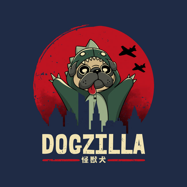 Dogzilla-None-Non-Removable Cover w Insert-Throw Pillow-retrodivision