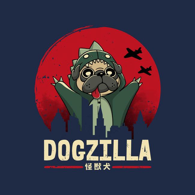 Dogzilla-None-Basic Tote-Bag-retrodivision