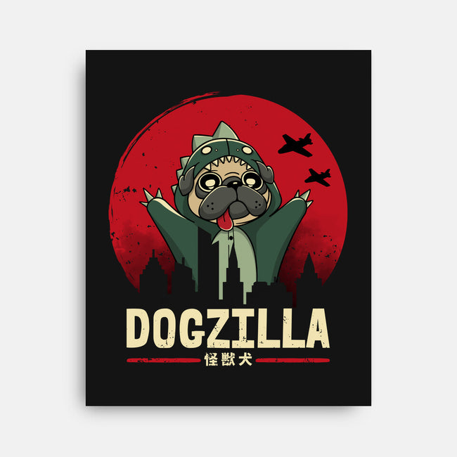 Dogzilla-None-Stretched-Canvas-retrodivision