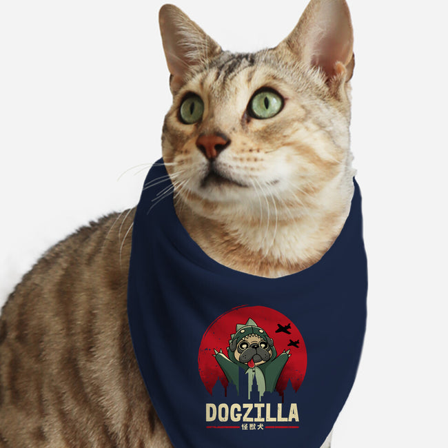 Dogzilla-Cat-Bandana-Pet Collar-retrodivision