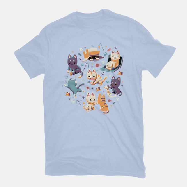 Naughty Cats-Womens-Basic-Tee-Geekydog