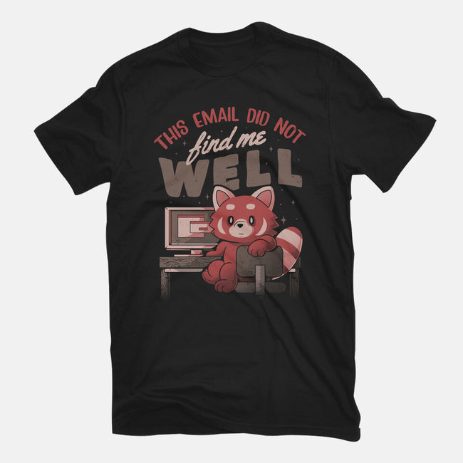 This Email Did Not Find Me Well-Womens-Fitted-Tee-eduely