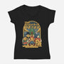 The Wizard Of Sleep-Womens-V-Neck-Tee-Studio Mootant