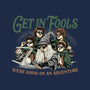 Get In Fools-None-Glossy-Sticker-momma_gorilla