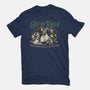 Get In Fools-Womens-Fitted-Tee-momma_gorilla