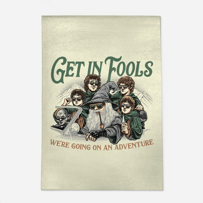 Get In Fools-None-Outdoor-Rug-momma_gorilla