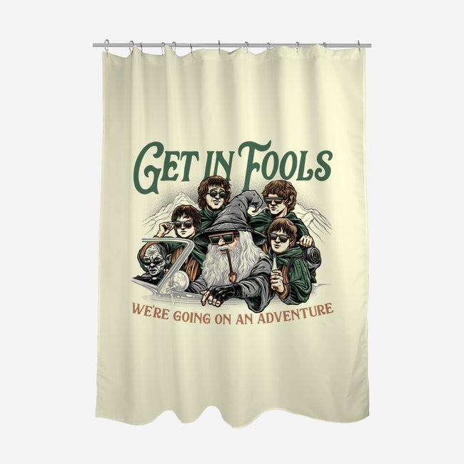 Get In Fools-None-Polyester-Shower Curtain-momma_gorilla