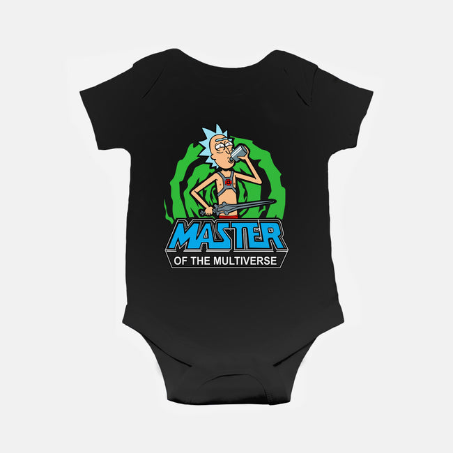 Master Of The Multiverse-Baby-Basic-Onesie-Planet of Tees