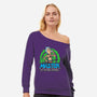 Master Of The Multiverse-Womens-Off Shoulder-Sweatshirt-Planet of Tees