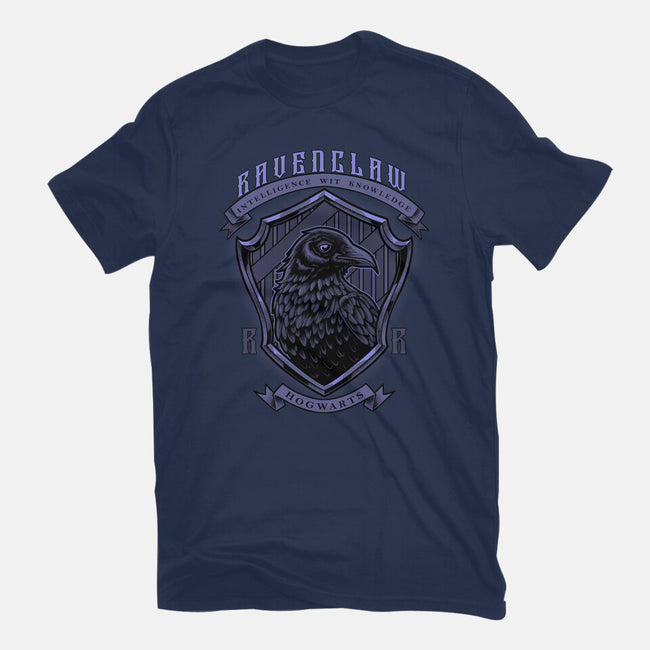 Violet Crow Emblem-Unisex-Basic-Tee-Astrobot Invention