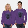 Violet Crow Emblem-Unisex-Crew Neck-Sweatshirt-Astrobot Invention