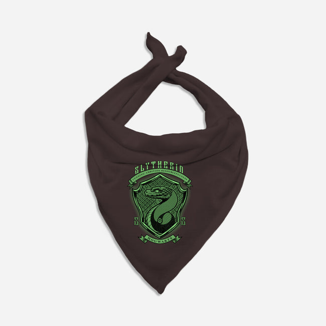 Green Snake Emblem-Dog-Bandana-Pet Collar-Astrobot Invention