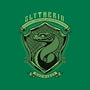 Green Snake Emblem-Womens-Fitted-Tee-Astrobot Invention