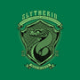 Green Snake Emblem-None-Stretched-Canvas-Astrobot Invention