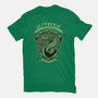 Green Snake Emblem-Womens-Fitted-Tee-Astrobot Invention