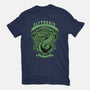 Green Snake Emblem-Womens-Fitted-Tee-Astrobot Invention