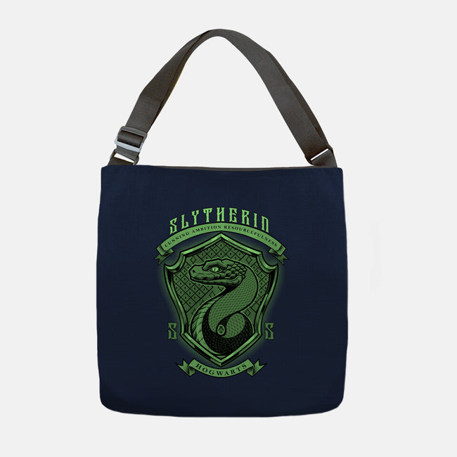 Green Snake Emblem-None-Adjustable Tote-Bag-Astrobot Invention