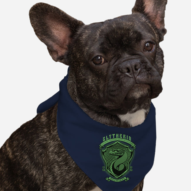 Green Snake Emblem-Dog-Bandana-Pet Collar-Astrobot Invention