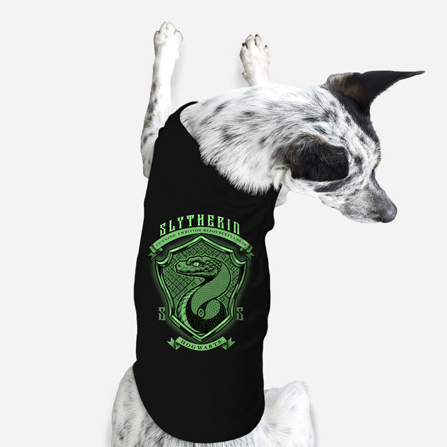 Green Snake Emblem-Dog-Basic-Pet Tank-Astrobot Invention