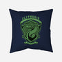 Green Snake Emblem-None-Non-Removable Cover w Insert-Throw Pillow-Astrobot Invention